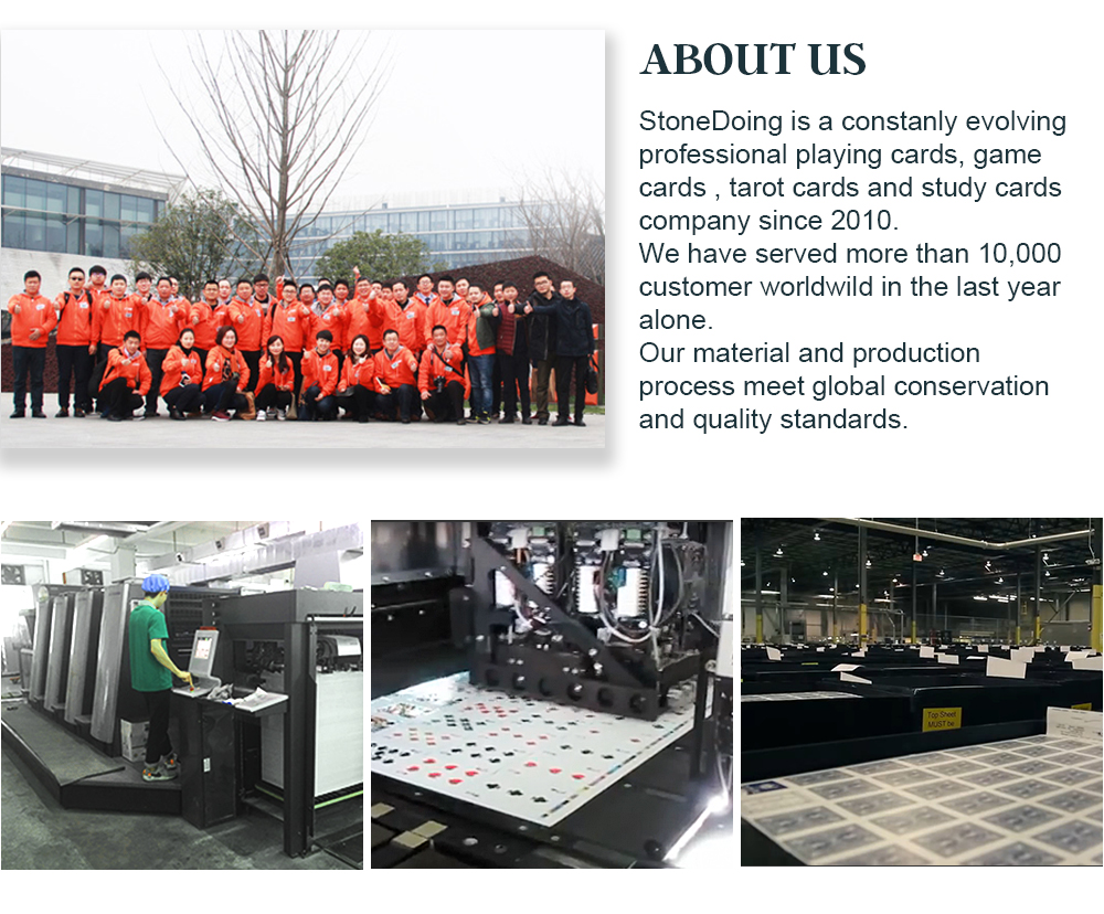 Cheap Shipping Tuck Box Poker Size Good Printing Flash Card Game Custom Logo Playing Card