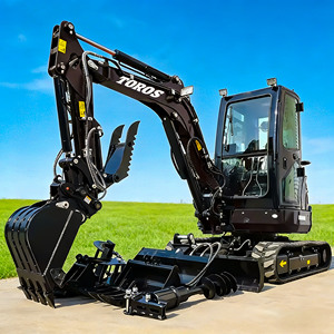 LIVRAISON GRATUITE Mini-excavatrice hydraulique de 3,5 tonnes avec hydraulique auxiliaire certifiée CE pour les projets d'aménagement paysager - Product Image 2