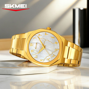 Reloj de Cuarzo con Esfera de Números Arábigos y Logotipo Personalizado OEM, Relojes Minimalistas de Negocios de Alta Gama, Personalizados, de Acero Inoxidable, Resistentes al Agua - Product Image 2