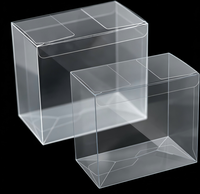Boîte ETB, étui protecteur transparent écologique, design pliable, acétate de vinyle, matériau PET, matériaux recyclés, taille personnalisée, bougie
