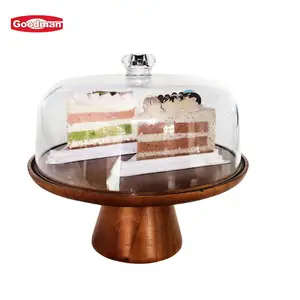 Infrangibile antipolvere in policarbonato vassoio da dessert espositore per <span class=keywords><strong>biscotti</strong></span> coperchi per <span class=keywords><strong>biscotti</strong></span> coperchio per torta in plastica cupola per torta - Product Image 2