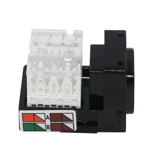 Australischer Typ RJ45 UTP Cat6 8P8C 180 Grad Keystone-Buchse Abgeschirmter Steckverbinder Netzwerkmodul DP-KJ-8103 Patchpanel Golden - Product Image 6