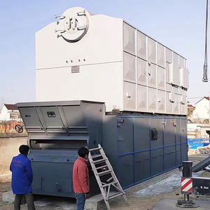 Chaudière à <span class=keywords><strong>vapeur</strong></span> industrielle à grille à chaînes à double tambour série SZL ZhongFei, alimentée au charbon, à la biomasse ou au bois, pour chauffage central - Product Image 5