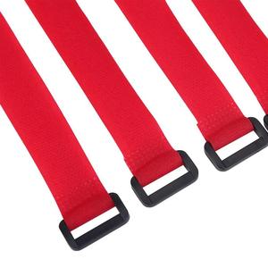 Sangles Velcro en Nylon à boucle inversée d'usine <span class=keywords><strong>avec</strong></span> boucle en fer Sangles de gestion de câbles de couleur Sangles Velcro de batterie d'avion modèle - Product Image 2
