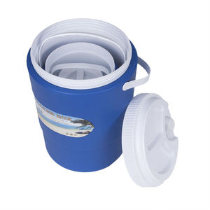 Pichet Isotherme Ellipse 1 L Bleu Orange, Matériau PE, Isolation Thermique pour Stockage Alimentaire de Camping - Product Image 4