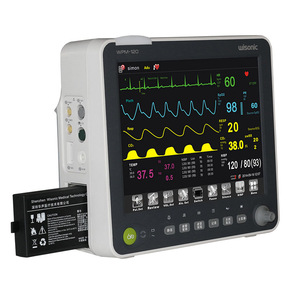 Moniteur multiparamètres portable Huasheng WPM-120 pour lit, multifonctionnel, ECG, fréquence cardiaque, pouls, surveillance des signes vitaux - Product Image 5