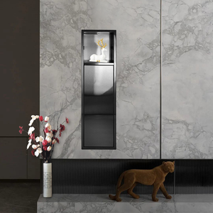 <span class=keywords><strong>Niche</strong></span> murale de douche pour salle de bain, fabrication OEM ODM, SUS304, facile à installer, rangement pour brosse de toilette, niches murales intégrées - Product Image 5