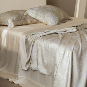 Parure de lit 4 pièces en coton, <span class=keywords><strong>lin</strong></span> et soie 300 fils, style rustique, toucher premium, minimaliste, drap-<span class=keywords><strong>housse</strong></span> et <span class=keywords><strong>housse</strong></span> de <span class=keywords><strong>couette</strong></span>, soyeux et rafraîchissant - Product Image 2