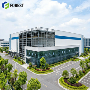 Atelier industriel en structure d'acier préfabriquée avec système de grue robuste, usine certifiée ISO9001 - Product Image 1