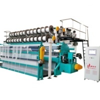 Machine à tisser automatique à grande vitesse pour la fabrication de filets de pêche en raschel jacquard, filet de cage d'aquaculture en nylon PE, marque Longlongsheng 1800
