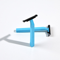 Rasoir à lame unique pour homme, directement de l'usine, acceptant la personnalisation de la couleur du manche, consommables de rasage quotidiens pour la maison