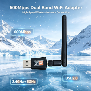 IFA01 Adaptador Wifi USB de Doble Banda de 600mbps 2.4/5.8ghz Tarjetas de Red Inalámbrica LAN - Product Image 4