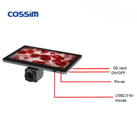 Good Quality 9inch Digital Microscope HD Screen C-mount Integrated Microscope Camera Save Record Functions