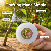 Cinta Autoadhesiva para Injertos de Plantas, Elástica, Impermeable, Biodegradable, para Viveros, Enredaderas, Árboles Frutales