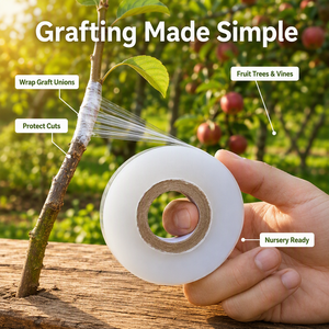 Cinta Autoadhesiva para Injertos de Plantas, Elástica, Impermeable, Biodegradable, para Viveros, Enredaderas, Árboles Frutales - Product Image 2