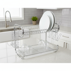 CASAMAX WL AT-4503 Moderno Scolapiatti Organizzatore per Asciugatura - 53*25*34 CM - Organizzazione Cucina - Product Image 3