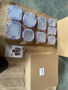 批发12件套耐热玻璃午餐盒适用于微波炉高硼硅保鲜碗 - Product Image 6