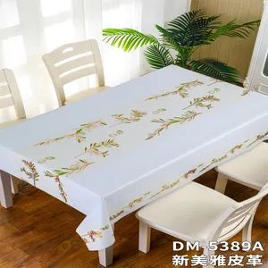 주문 방수 기름 증거 먼지 증거 테이블 피복 mantel antimanchas redondo blanco toalha de mesa 구획 인쇄