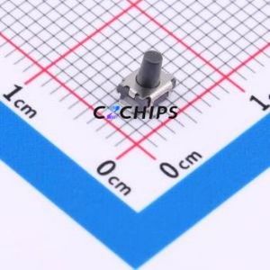 TS-1071-A5B3-D4 Tactile Switch SMD Switch Single Pole Single Throw Round Button 2.5N Vertical Mount - Product Image 1