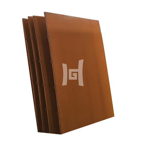 Schermo da parete in acciaio Corten tagliato al Laser Churrasqueira Corten JIS Certified A588 A242 A606 lamine di acciaio De Acero Corten - Product Image 1
