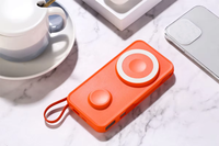 Montre casque personnalisée téléphone mobile 3-en-1 Powerbank Portable Mini Power Bank 10000mAh 15W Chargeur magnétique sans fil avec câble