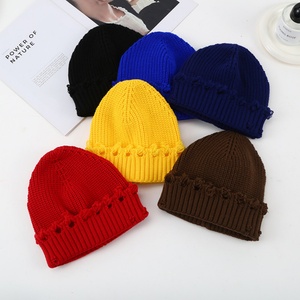 Gorro de Punto Cálido de Color Sólido Estilo Europeo Americano, Nuevo, Simple, a Prueba de Frío, Personalizado, Moderno y Versátil - Product Image 6