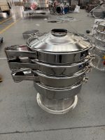 1200mm Doppelschichtige Rotations-Vibrationssiebmaschine Proteinpulver Edelstahl Vibrationssieb-Separator