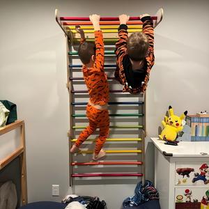 Home Play Gym para niños Montaje de pared para madera GrainLab Triángulos de escalada transformables - Product Image 5