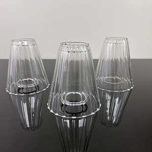 Blown Glass <strong>Candle</strong> Holder <strong>Hurricane</strong> Cup Glass Candlestick <strong>Hurricane</strong> MH-TZ0723 - Product Image 5