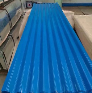 Tôles de <span class=keywords><strong>Toiture</strong></span> Ondulées Peintes en Couleur, Haute Résistance, Grade SGCC, Normes JIS AISI, Prix par Tonne et par Tôle - Product Image 2