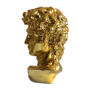 <span class=keywords><strong>Buste</strong></span> de David grec en résine, décoration de luxe pour la maison, <span class=keywords><strong>buste</strong></span> de David de Michel-Ange - Product Image 2