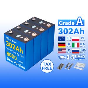 Batería solar de iones de litio prismática para vehículos eléctricos y bicicletas 3,2 V 302Ah 10000 ciclos 280Ah 300Ah 314Ah 340Ah Range - Product Image 1