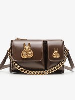Sac à bandoulière en cuir PU tendance sur le thème du lapin de Pâques, sac à bandoulière tendance pour femmes, nouveau design 2025
