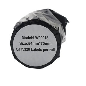 Dymo s0722440 99015 54mm x 70mm đen trắng tự dính LW đa mục đích nhãn tương thích với labelwriter Maker Máy in xương sườn - Product Image 1