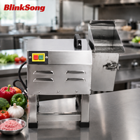 Broyeur Électrique Commercial en Acier Inoxydable BlinkSong pour Pâte de Taro et Patate Douce 220V, Machine à Écraser les Aliments pour Restaurants et Cuisines