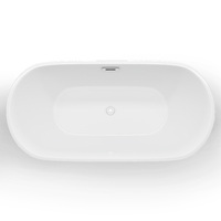 Bañera de Lujo de Alta Calidad, Moderna, Independiente, de Acrílico, para Baño, Bañera Independiente para Remojo