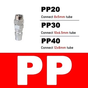 Conector Neumático de Acero, Presión de 2 MPA, SP PP PP20/30/40 SP20 SP30 SP40 Tipo C, Acoplamiento Rápido Autoblocante - Product Image 5