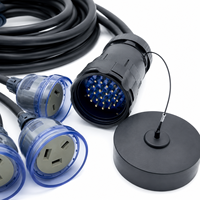 Câble d'alimentation multipaire 19 conducteurs 1,5m-5m NZ, robuste, pour événements itinérants