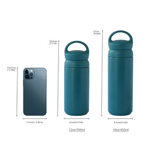 Cà phê <span class=keywords><strong>Mug</strong></span> biểu tượng tùy chỉnh in chân không nước Flask 12oz Tumbler đôi tường thép không gỉ cá nhân ngoài trời cup của cà phê - Product Image 4