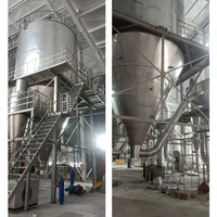 Sécheur par pulvérisation centrifuge 100 kg/h, contrôlé par PLC, entraînement par engrenages, matériau SUS316L, pour la transformation alimentaire et les poudres chimiques