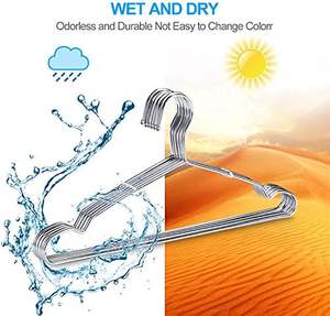 Perchas de plástico para Ropa, ganchos Para Ropa Mayor, percheros para ropa de dormitorio, perchas de madera, perchas de acero inoxidable - Product Image 6