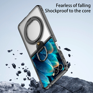 Nueva Funda Protectora para Teléfono con Anillo Giratorio de 360 Grados y Soporte, a Prueba de Golpes, con Protector de Pantalla para Samsung <span class=keywords><strong>Z</strong></span> <span class=keywords><strong>Flip</strong></span> 8 7 6 5 4 <span class=keywords><strong>3</strong></span> - Product Image 3