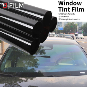 Film teinté pour vitres automobiles en gros d'usine, auto-adhésif, anti-rayures, anti-UV, IR 90 VLT 75, isolation thermique, film PET teinté - Product Image 1