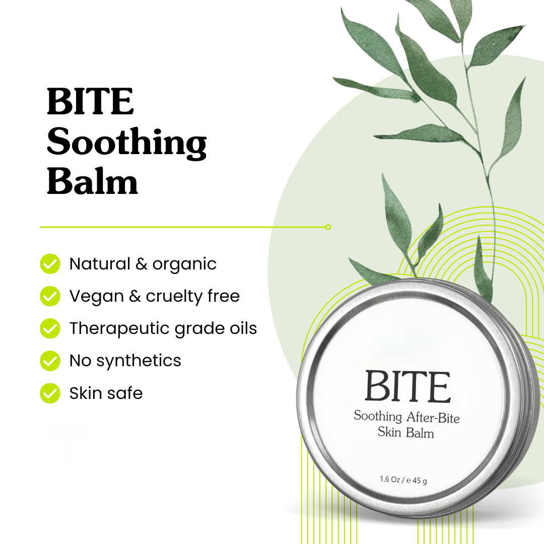 Herbal After Bite Balm With Calendula And Aloe Vera For Bites, Stings