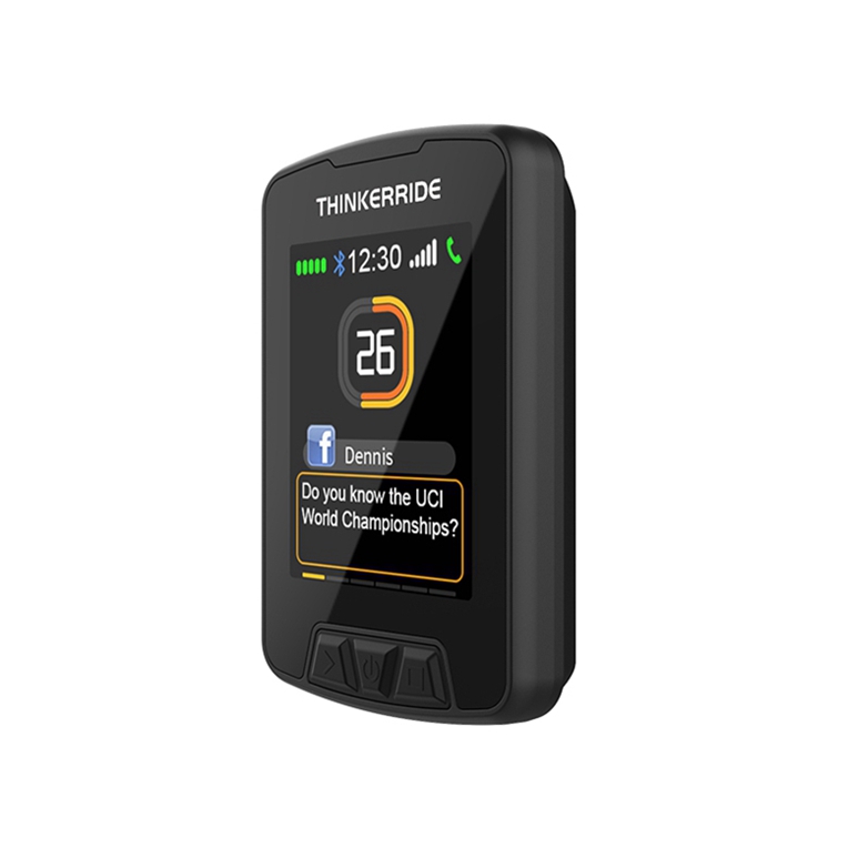 Fashion 2.8 Inch Black Wireless Connect Gps Bicycle Computer Screen Odometer