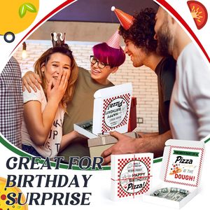 กล่องใส่<span class=keywords><strong>เงิน</strong></span>รูปพิซซ่าสีขาวสำหรับวันเกิด กล่องพิซซ่าใส่<span class=keywords><strong>เงิน</strong></span> ของขวัญสนุกๆ สำหรับเซอร์ไพรส์ ของขวัญตลกๆ สำหรับงานวันเกิดสุดพิเศษ - Product Image 5