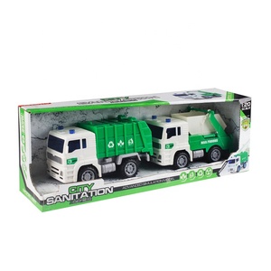 EPT Bán Chạy Đồ Chơi Ma Sát Bằng Nhựa Cho Trẻ Em Thùng Rác Tự Làm Màu Xanh Lá Cây Đồ Chơi Xe Tải Vệ Sinh Xe Ô Tô Trẻ Em - Product Image 1