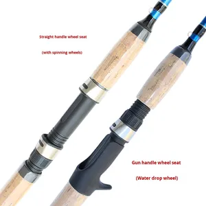 Canna <span class=keywords><strong>da</strong></span> Pesca a Mosca in Carbonio 1,68m-3m con Manico in EVA e Guide in Ceramica per Spinning in Acqua Salata/Dolce/<span class=keywords><strong>Lago</strong></span>/Fiume - Product Image 2