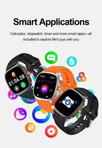 Reloj Inteligente HK73 2026 con Llamadas Bluetooth, Pantalla AMOLED de 1.73 Pulgadas Siempre Encendida, Monitor de Frecuencia Cardíaca, Monitoreo de Salud, Reloj Inteligente Deportivo para Exteriores - Product Image 4