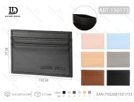 Portacarte a doppio lato da 4 pollici, sottile, in similpelle, per contenere carte - Product Image 1